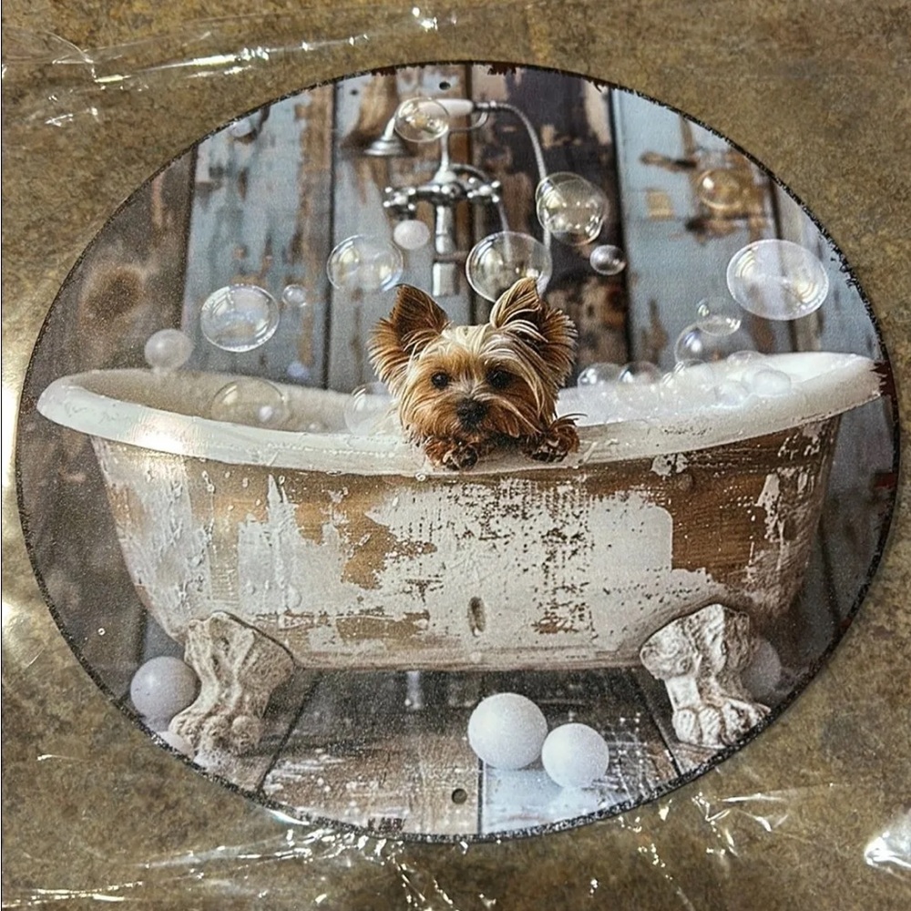 Wall art/home decor “Yorkie puppy” NWOT